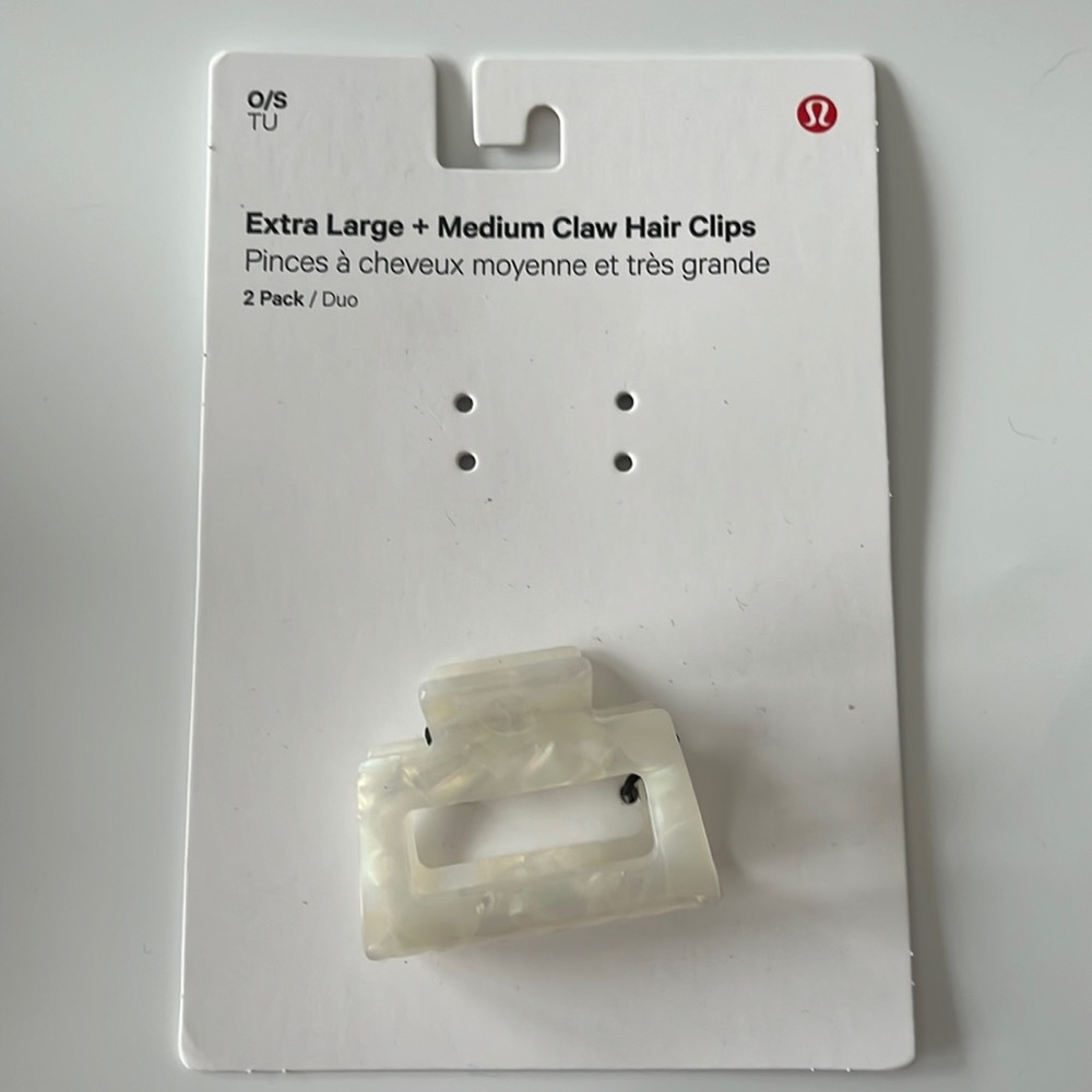NWT Lululemon Medium Claw Hair Clip